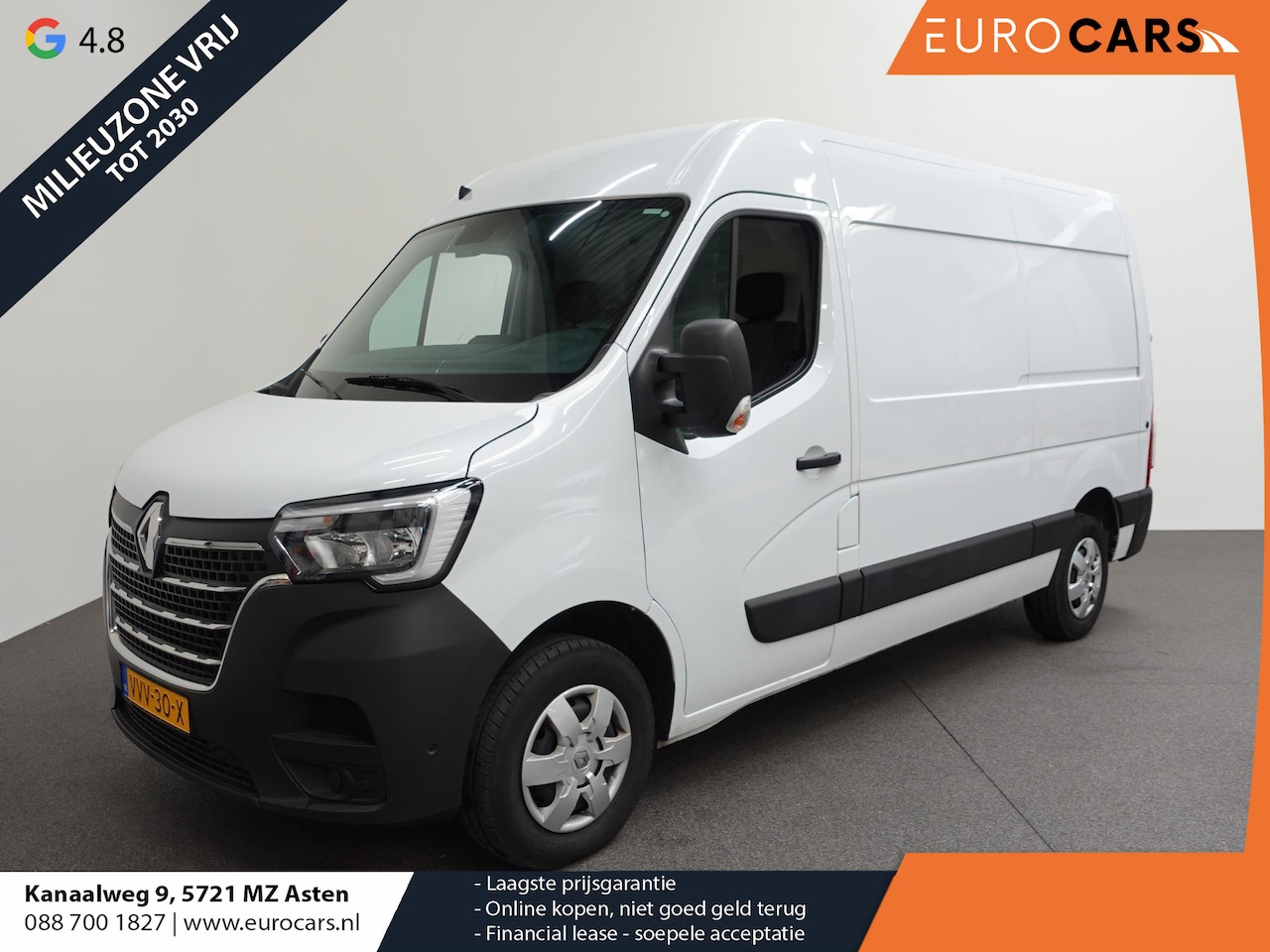 Renault Master - T33 2.3 dCi 135PK L2H2 Work Edition Airco Cruise Control Camera Navi PDCA Trekhaak - AutoWereld.nl