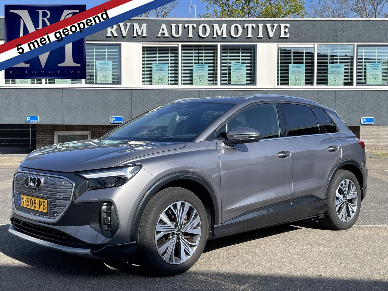Audi Q4 e-tron - 40 Advanced 77 kWh ORIG. NL. NAP KM.  | CAMERA | DEALER ONDERHOUDEN - AutoWereld.nl
