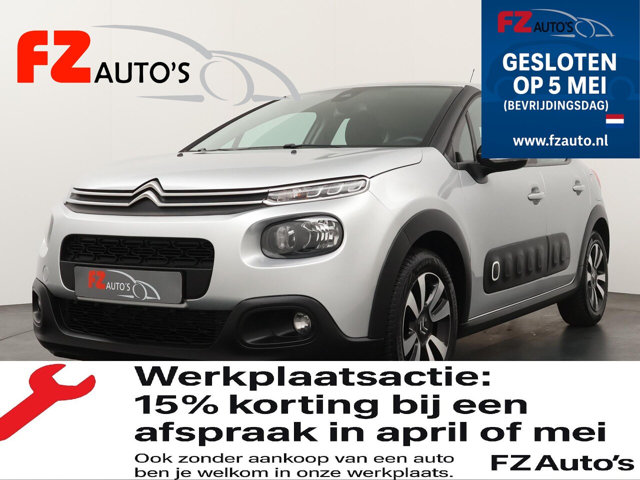 Citroën C3 - 1.2 PureTech Shine | 114.990 KM | Airco | Trekhaak | - AutoWereld.nl