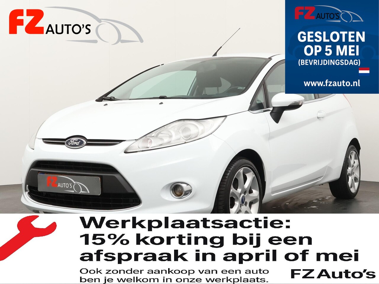 Ford Fiesta - 1.6 Titanium | L.M Velgen | Airco | - AutoWereld.nl
