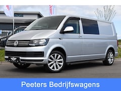 Volkswagen Transporter - 2.0 TDI L2H1 DC PB Edition Cruise, Sensoren, Airco, 102PK Trekhaak, Dubbel Cabine, Uniek
