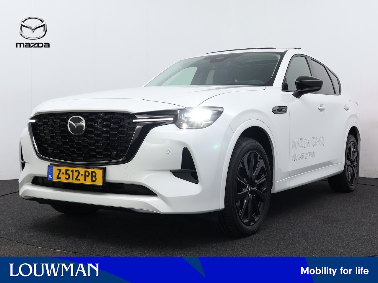 Mazda CX-60 - 2.5 e-SkyActiv PHEV Homura met alle optiepakketten | Demo | - AutoWereld.nl