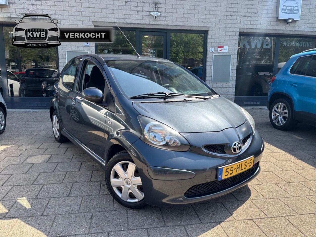 Toyota Aygo - 1.0-12V 5Deurs Airco grijs weinig km NAP - AutoWereld.nl
