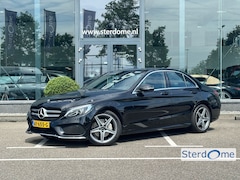 Mercedes-Benz C-klasse - 180 AMG Sport Edition l Trekhaak l Stoelverwarming l Camera l Tempomaat l Lederen bekledin