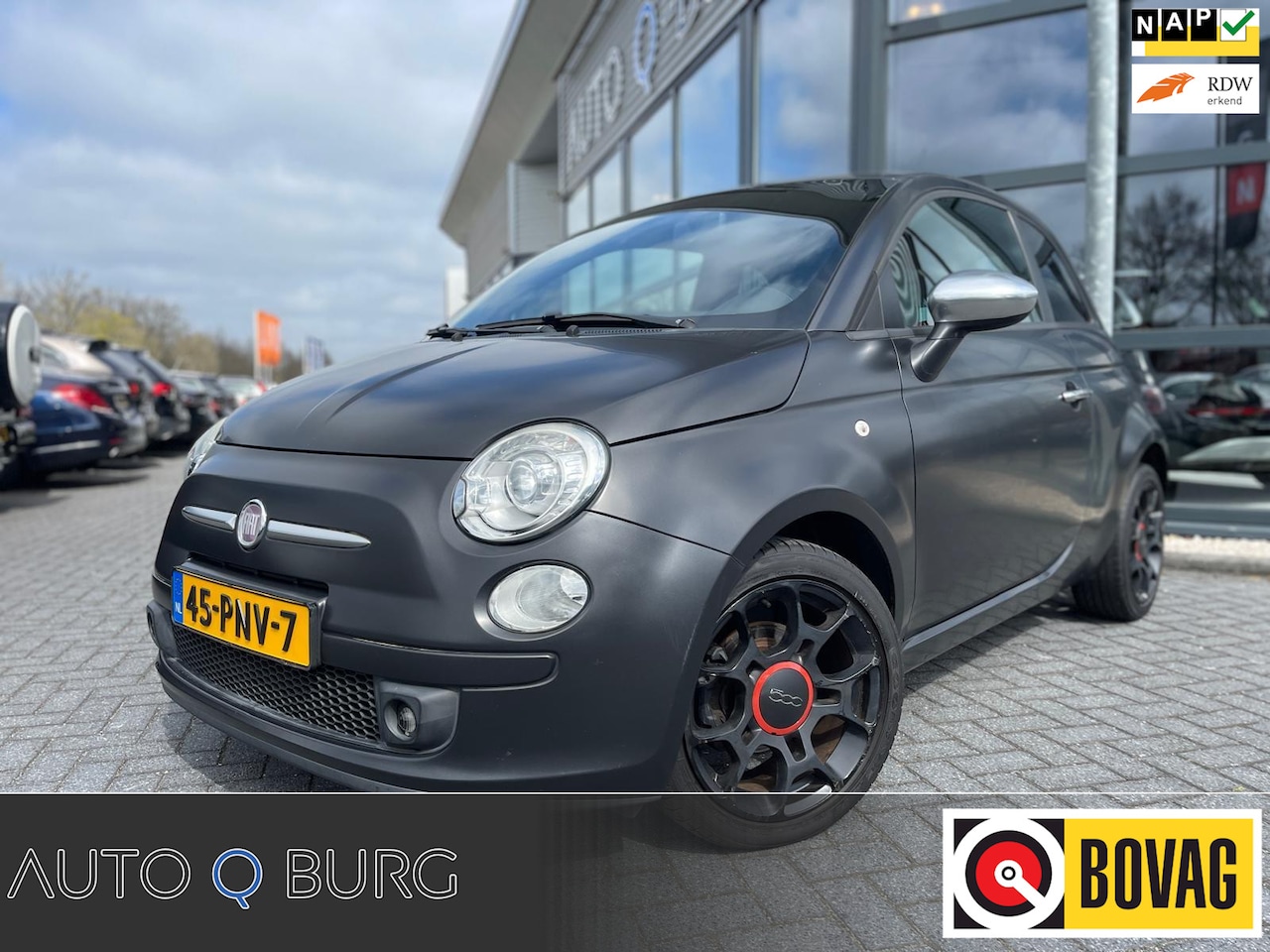 Fiat 500 - 0.9 TwinAir Blackjack | Uniek | 77.000 NAP | Leder | Xenon | ORG NL - AutoWereld.nl