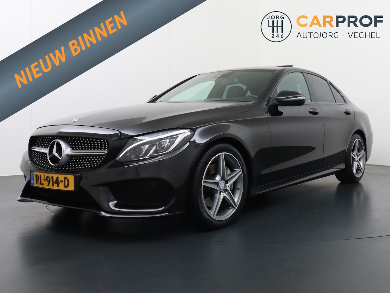 Mercedes-Benz C-klasse - 180 Business Solution AMG Panoramadak Automaat - AutoWereld.nl