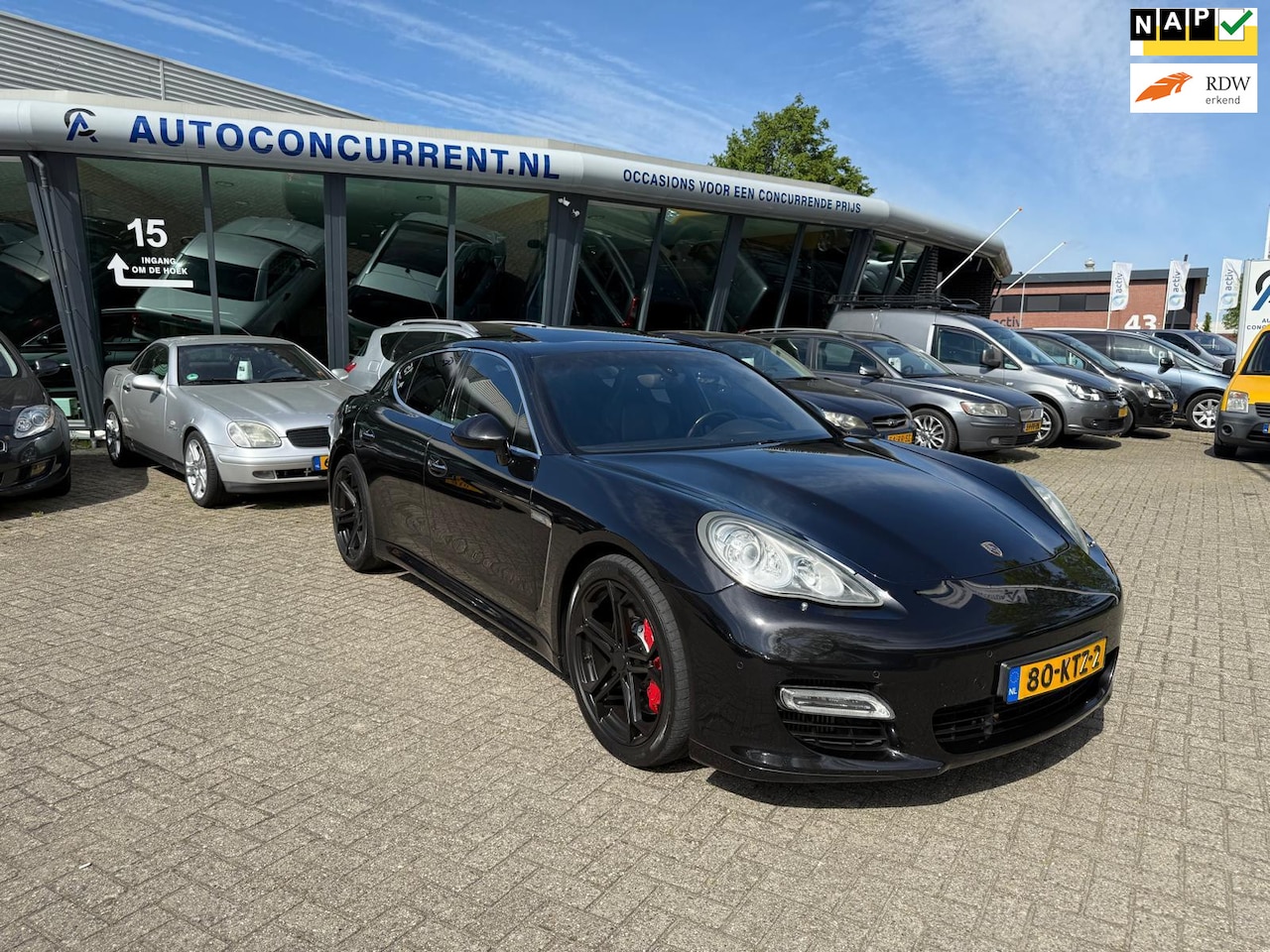 Porsche Panamera - 4.8 Turbo 4.8 Turbo, Bose, Sport chrono, Inruil mogelijk. - AutoWereld.nl