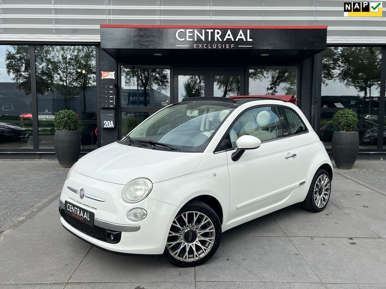 Fiat 500 C - 1.2 Lounge|NL-Auto|Airco|Pdc|Automaat - AutoWereld.nl