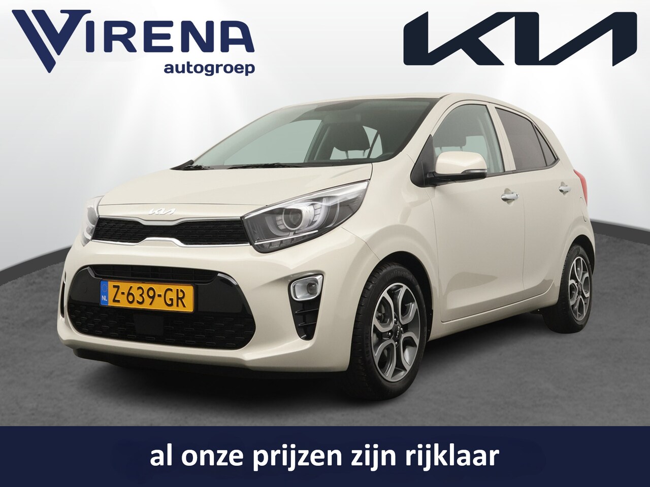 Kia Picanto - 1.0 DPi DynamicPlusLine - Climate Control - Cruise Control - Navigatie - Lichtmetalen Velg - AutoWereld.nl