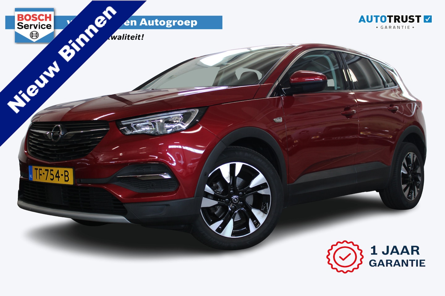 Opel Grandland X - 1.2 Turbo Business Executive | Incl. 12 maanden garantie | 1ste eigenaar | Parkeersensoren - AutoWereld.nl