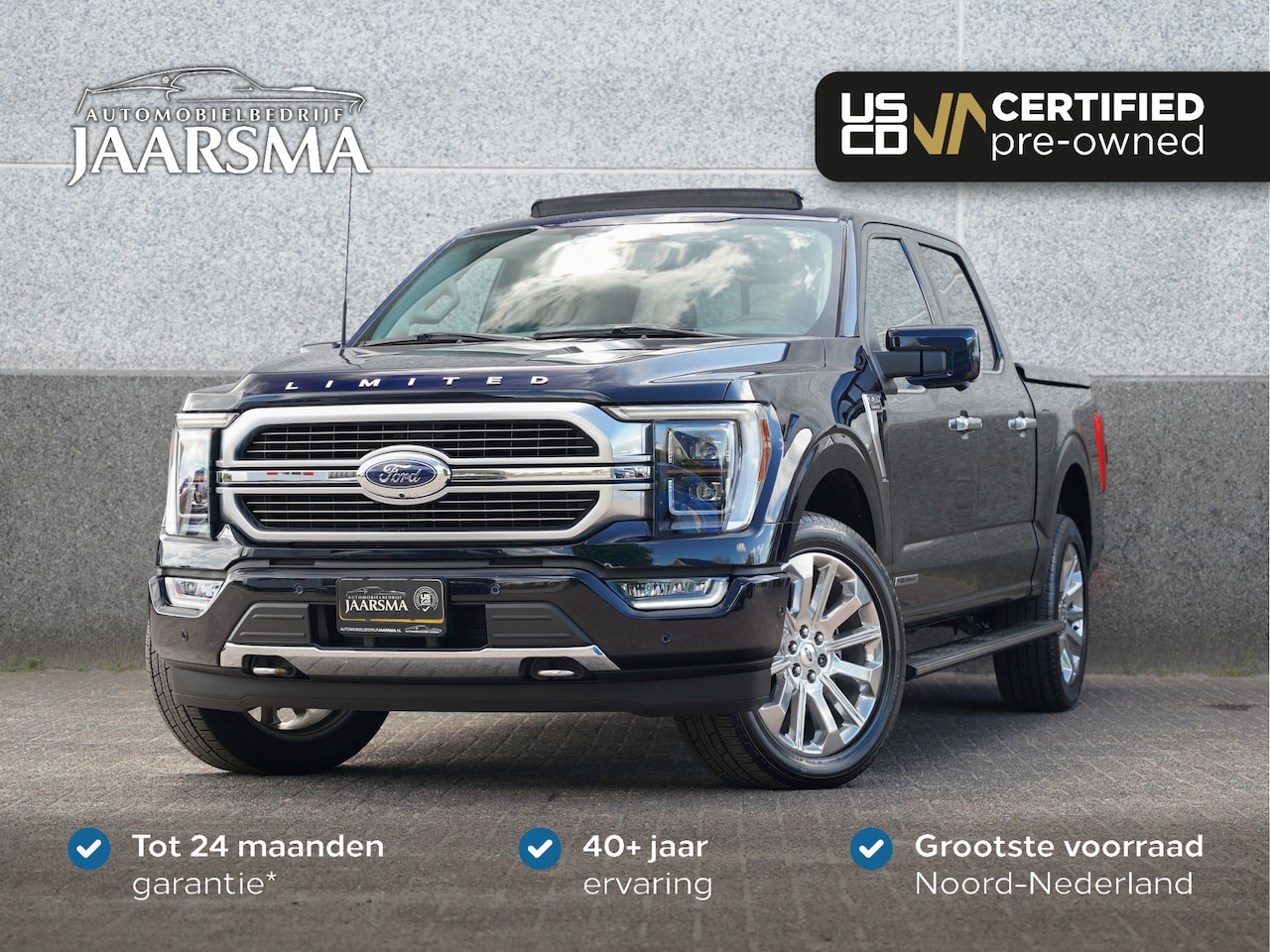 Ford F150 - Limited 430pk PowerBoost Full Hybrid SuperCrew |PRINS LPG |Meest luxe uitvoering |BPM vrij - AutoWereld.nl