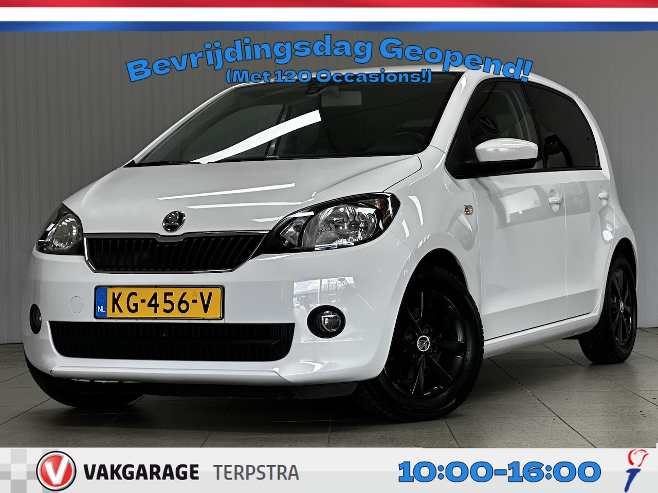 Skoda Citigo - 1.0 Greentech Fresh/ Sportstoelen/ 14'' LMV/ Airco/ Cruise!/ Elek. pakket/ Isofix/ Leder. - AutoWereld.nl
