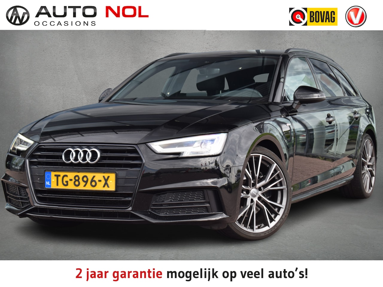 Audi A4 Avant - 2.0 TDI Sport S line black edition | Leer | HiFi | Elektr. achterklep - AutoWereld.nl