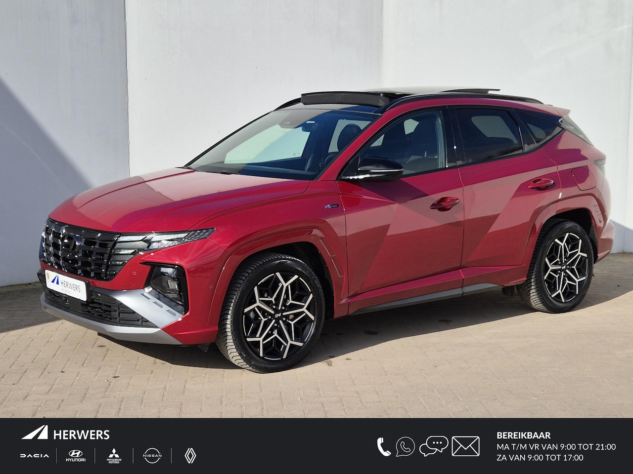 Hyundai Tucson - 1.6 T-GDI HEV N Line Sky Automaat / Apple Carplay Android Auto / Rondomzicht camera / Glaz - AutoWereld.nl
