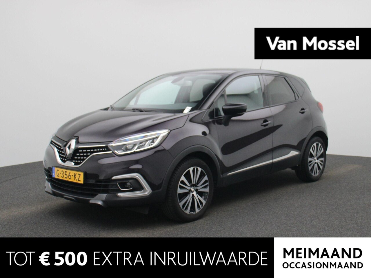 Renault Captur - 1.3 TCe Initiale Paris | Achteruitrijcamera | Lederen Bekleding | Stoelverwarming | Parkee - AutoWereld.nl