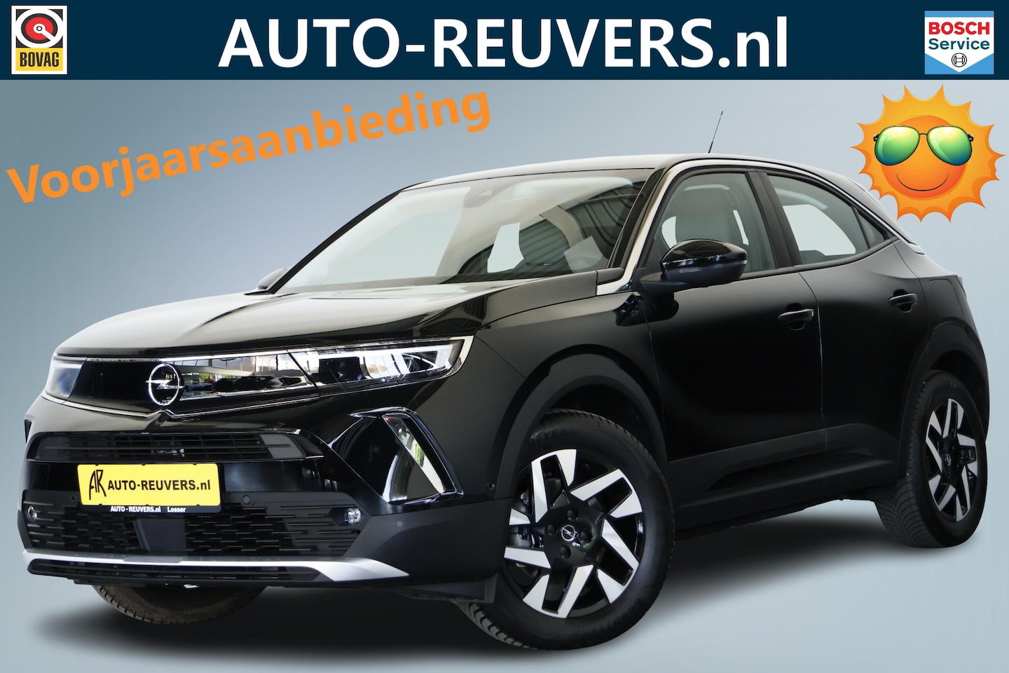 Opel Mokka-e - 50-kWh 11kW bl. / LED / Cam / CarPlay / Navi / Stuur Stoel verwarming / Warmtepomp / Cruis - AutoWereld.nl