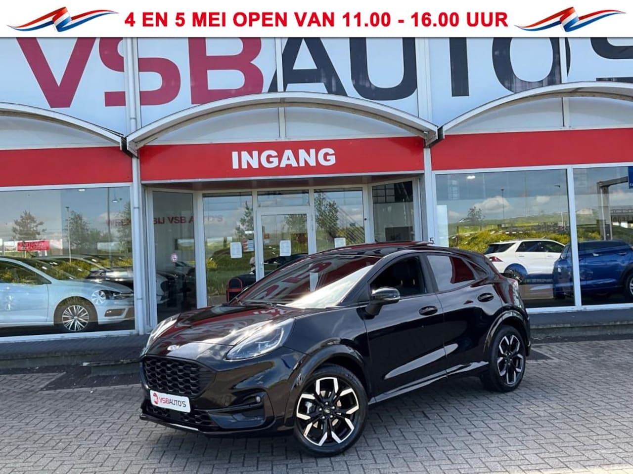 Ford Puma - 1.0 ECOBOOST 125PK ST-LINE HALF-LEER LED PANO-DAK NAVI CAMERA AI - AutoWereld.nl