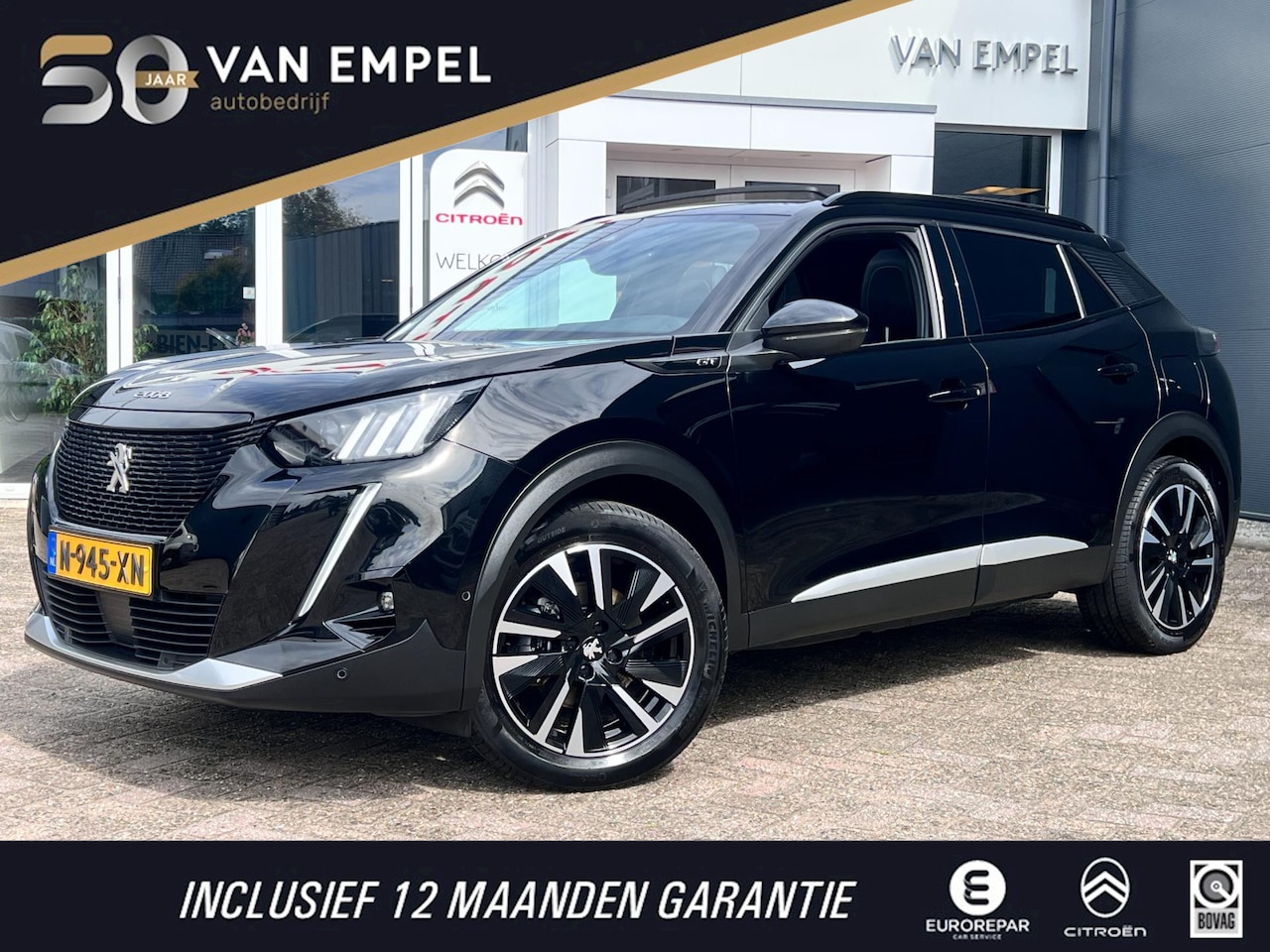 Peugeot e-2008 - EV GT Pack 50 kWh | Schuif- Kanteldak | Luxe stoelen | Camera | - AutoWereld.nl