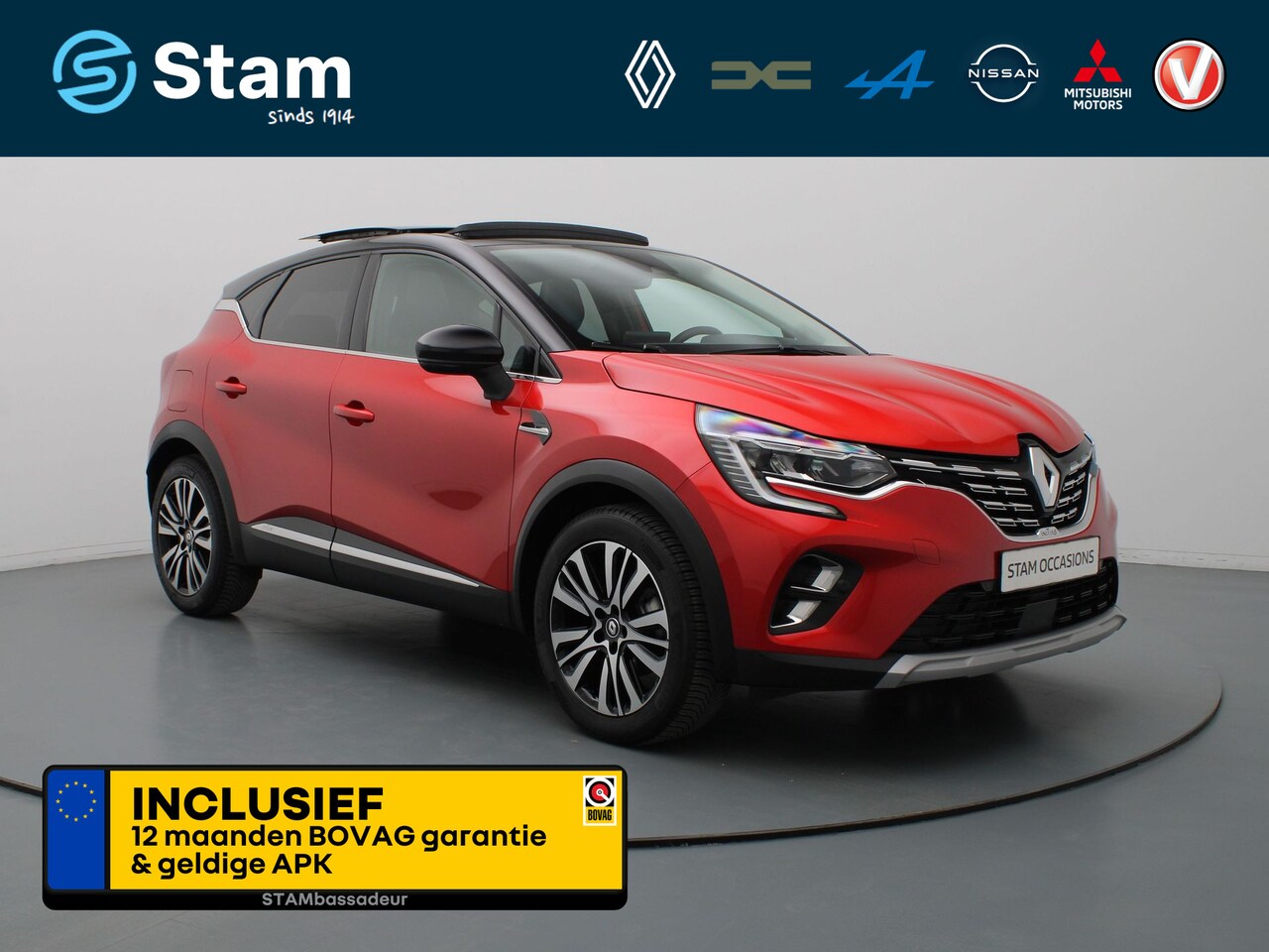 Renault Captur - E-Tech Hybrid 145pk Initiale Paris Camera | Adapt. Cruise | Parkeersens. v+a | Stoel-/stuu - AutoWereld.nl