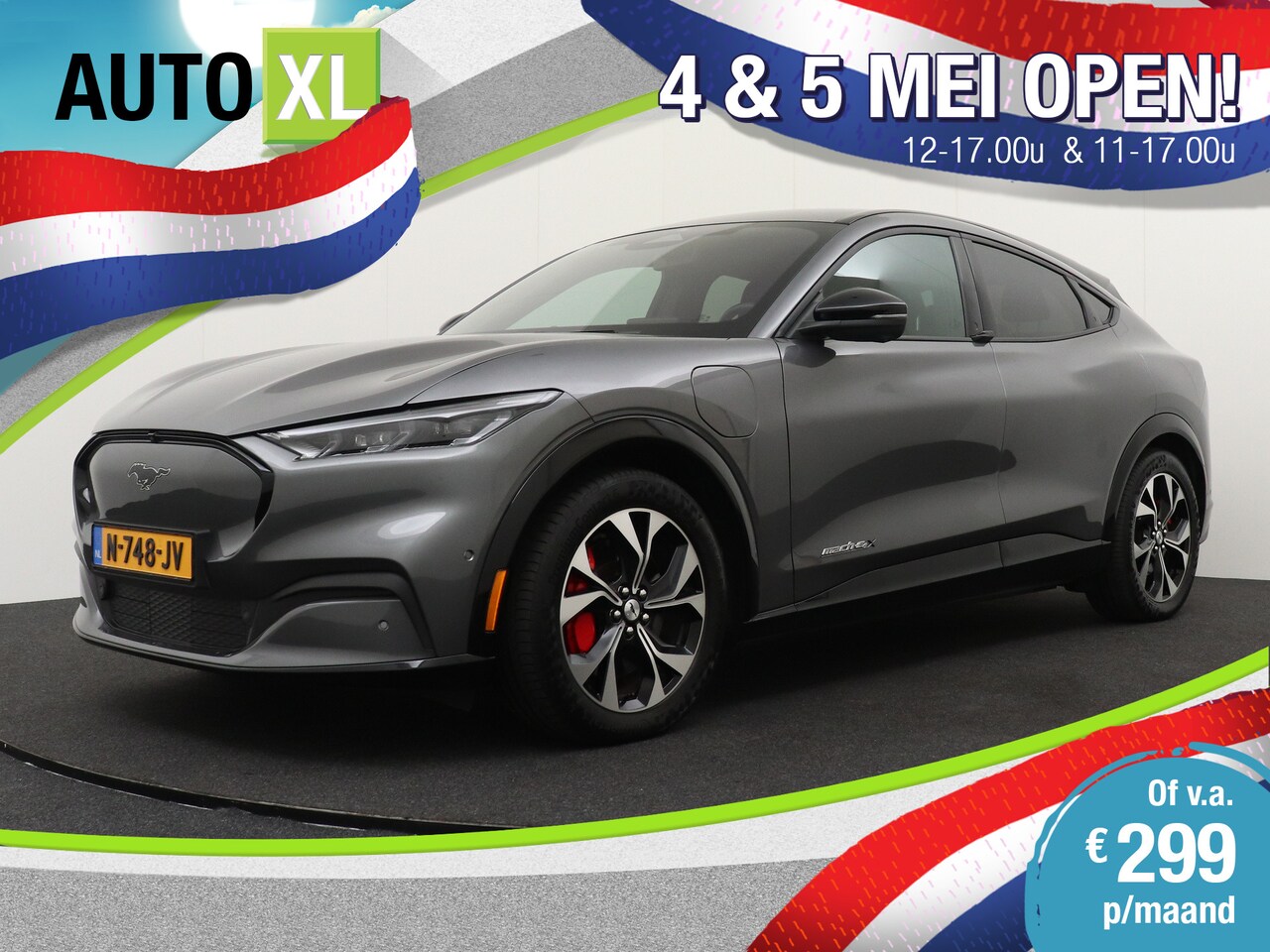 Ford Mustang Mach-E - Extended AWD 98 kWh Memory 360* Camera Carplay - AutoWereld.nl
