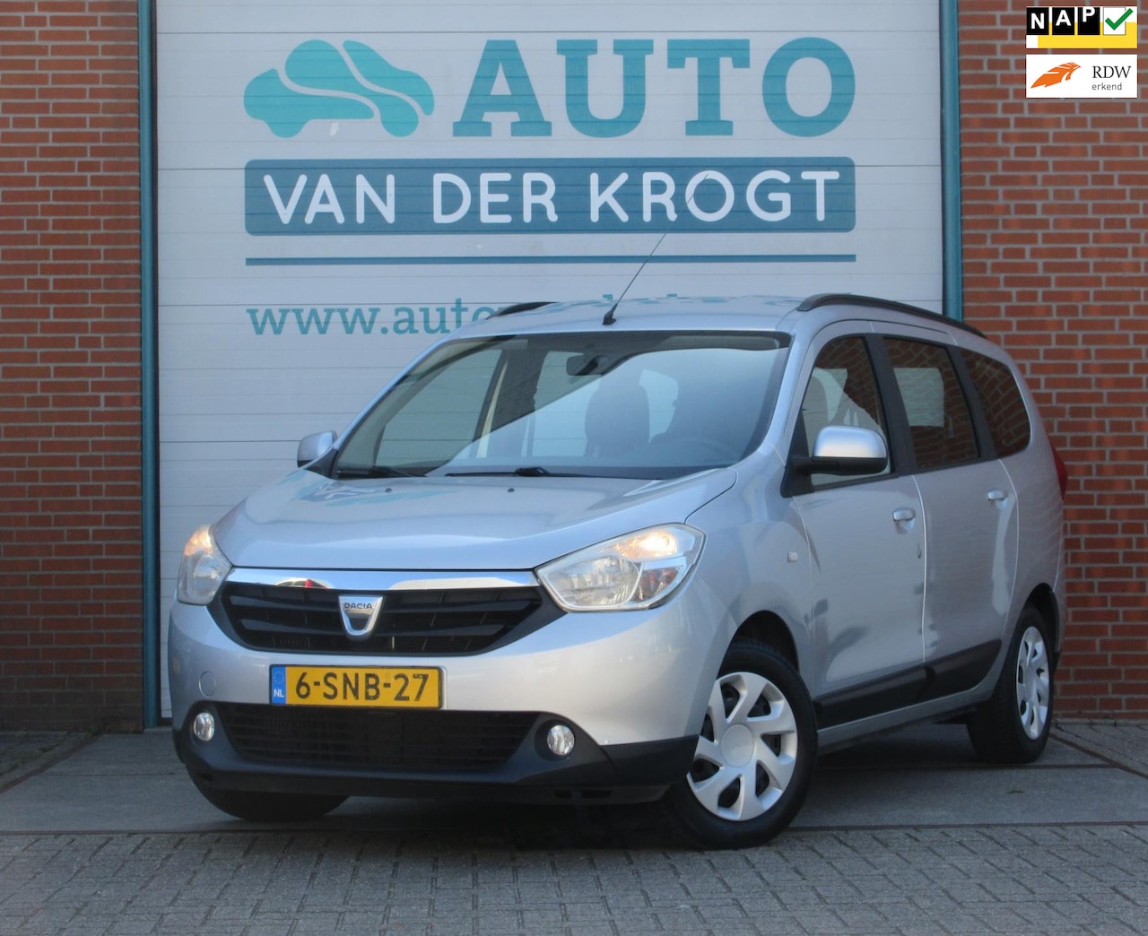 Dacia Lodgy - 1.2 TCe Lauréate 7p. Airco, Trekhaak, NL auto, APK 4-26 - AutoWereld.nl