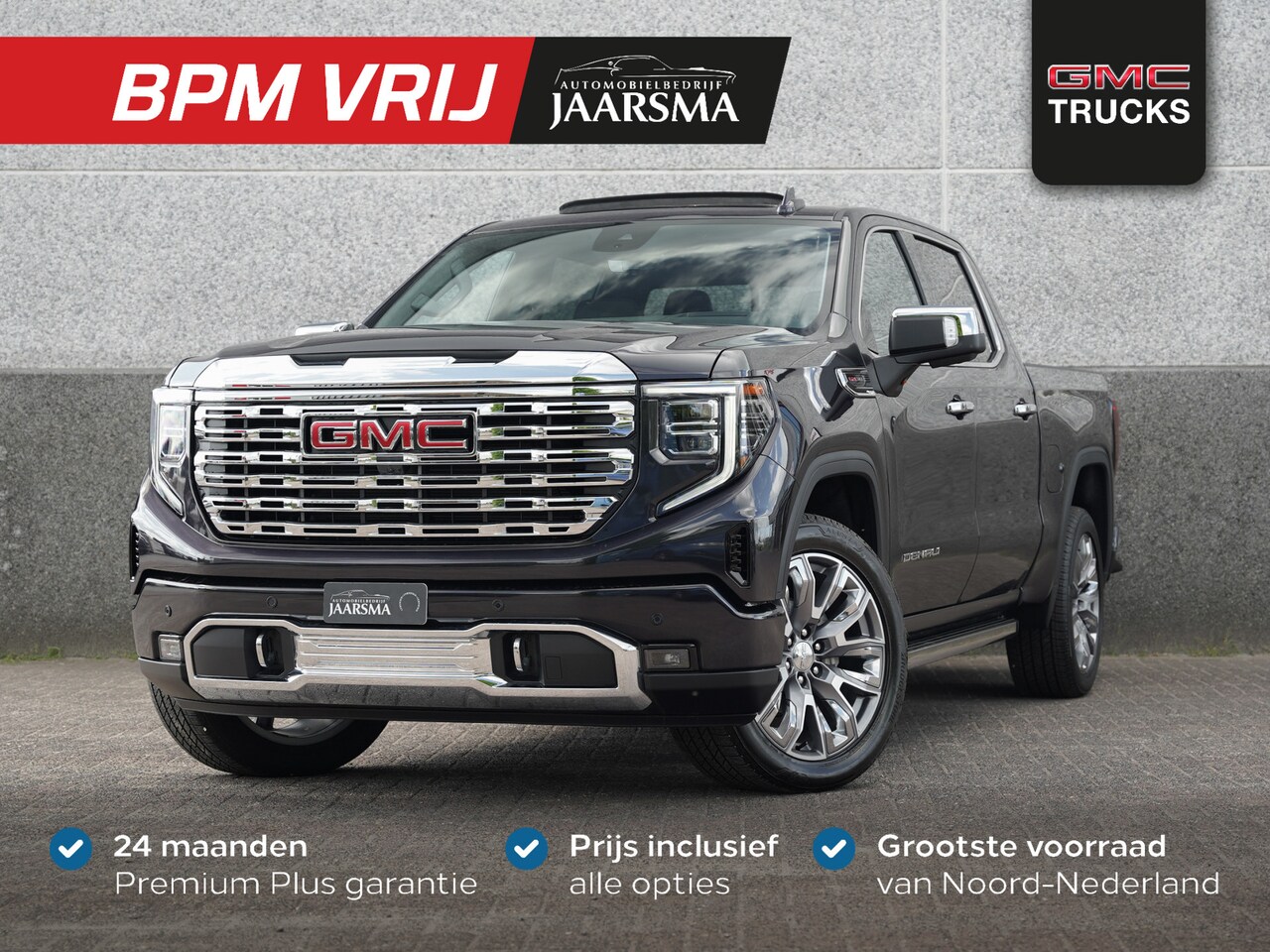 GMC Sierra 1500 - Denali 6.2L V8 426pk |Adaptive Cruise |360 graden camera |Multiflex Tailgate - AutoWereld.nl