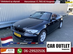 BMW 1-serie Cabrio - 118i Leer, Clima, Stoelvw, CC, Carplay, Windscherm, LM, nw. APK – Inruil Mogelijk –