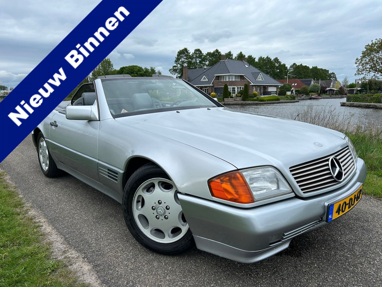Mercedes-Benz SL-klasse Cabrio - 300 SL 191 PK Brilliant Silver Metallic Uniek Mooi! - AutoWereld.nl