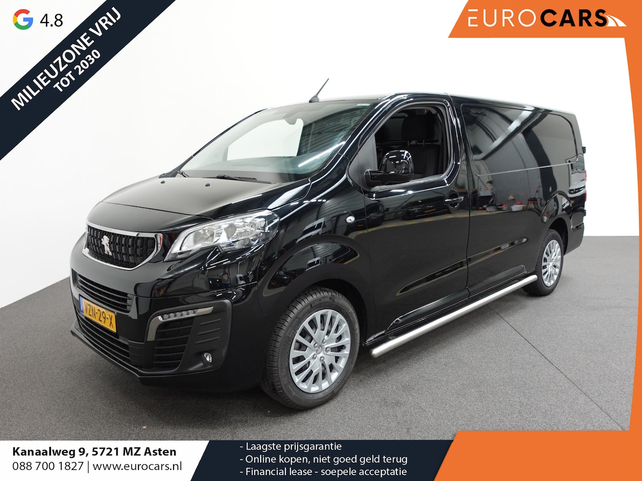 Peugeot Expert - 2.0 BlueHDI 145PK L3 Airco Bluetooth Navigatie Trekhaak Side bars - AutoWereld.nl