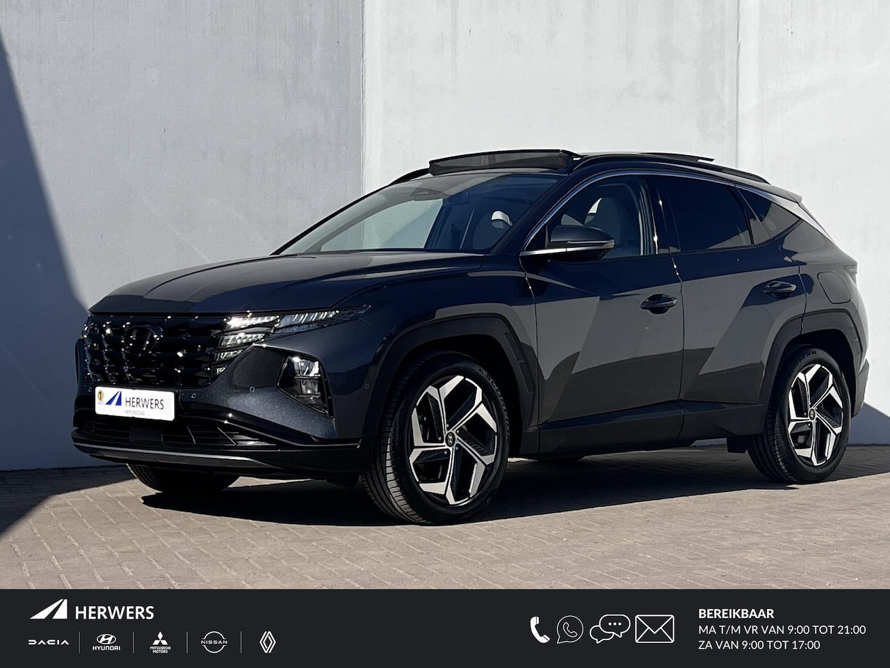 Hyundai Tucson - 1.6 T-GDI HEV 230pk Premium Sky Automaat / Trekgewicht 1.650 kg / Schuif-kanteldak / Elekt - AutoWereld.nl
