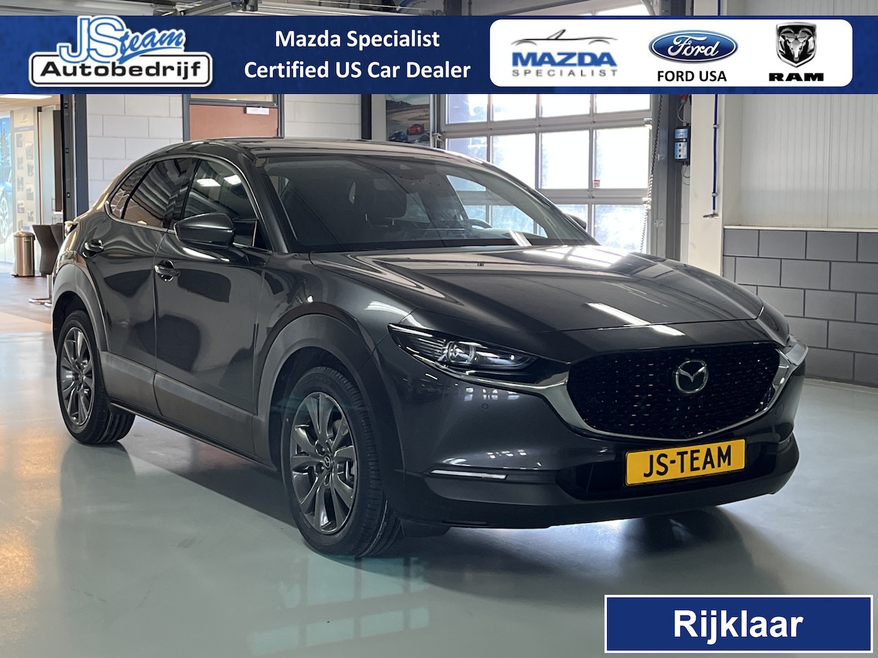 Mazda CX-30 - 2.0 SkyActiv-X 180PK Luxury i-Activesense Automaat Leder 18inch 360 Camera Adaptive Cruise - AutoWereld.nl