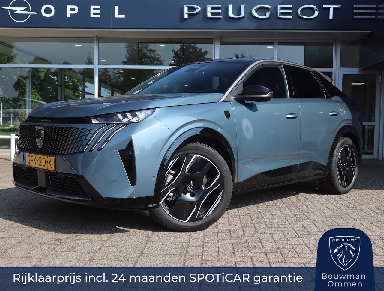 Peugeot e-3008 - GT EV 73 kWh 210pk, Rijklaarprijs, Leder 360° Camera FOCAL HiFi Stoelverwarming en verkoel - AutoWereld.nl