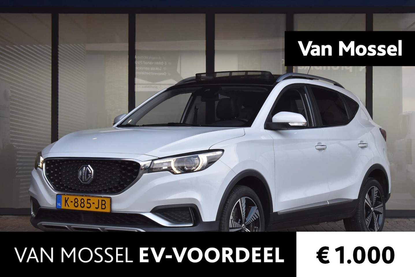 MG ZS - EV Luxury 45 kWh | Panoramadak | Camera | Elek. Stoelen | Apple Carplay | Blind Spot Info - AutoWereld.nl