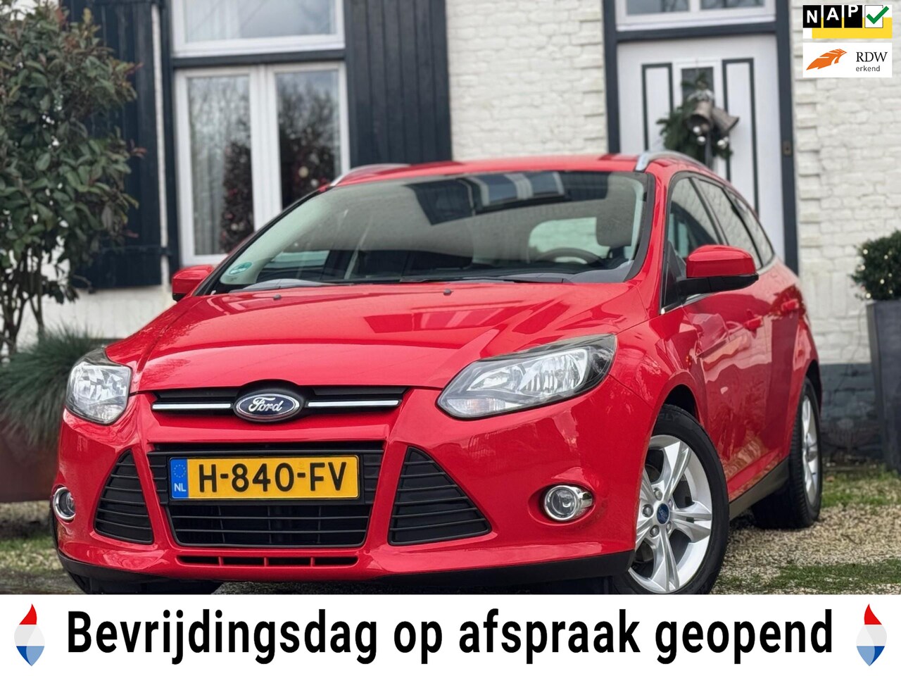 Ford Focus Wagon - 1.0 EcoBoost Titanium|Stoelverwarming|Cruise|Nette auto! - AutoWereld.nl