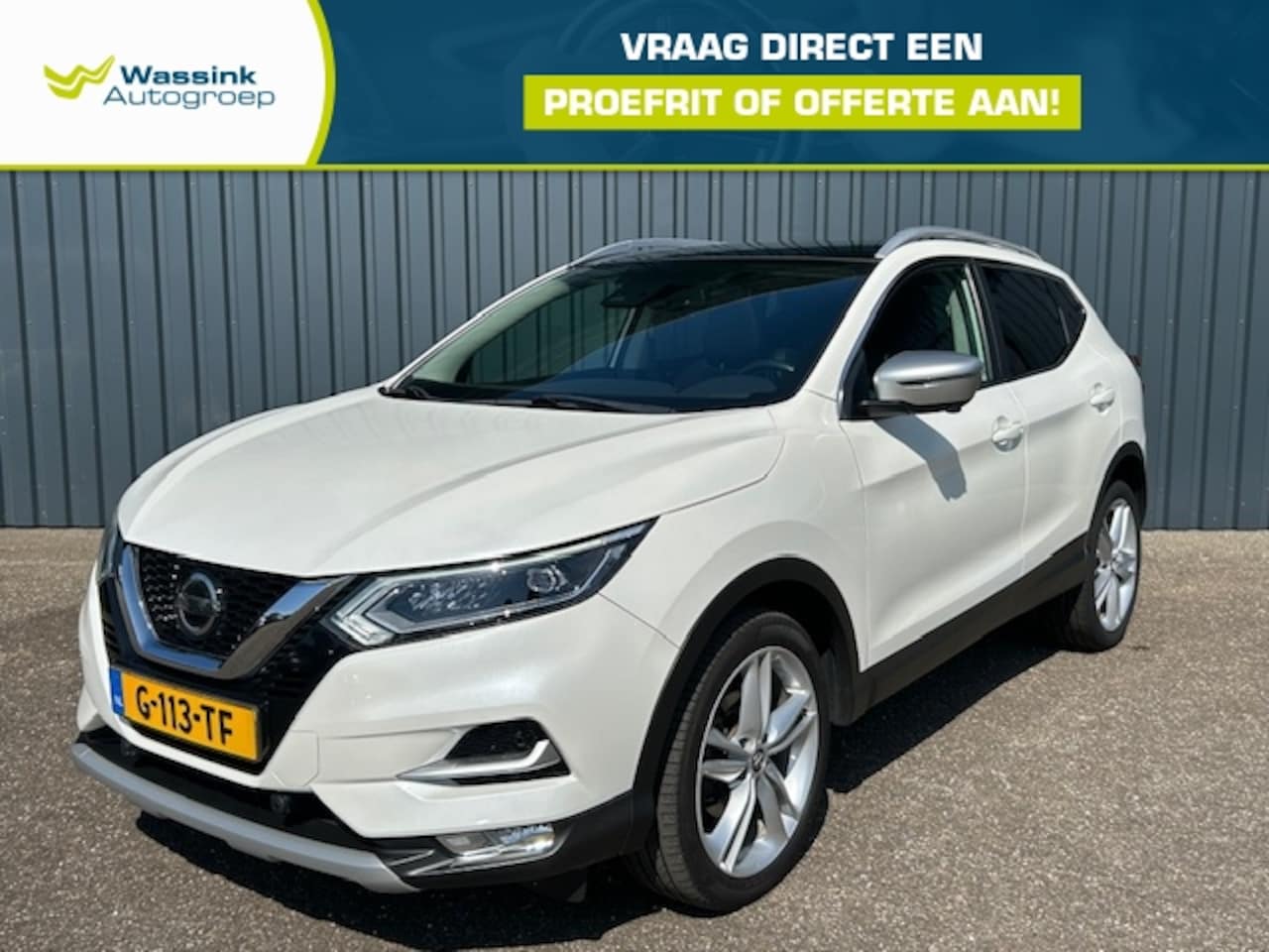 Nissan Qashqai - 1.3 DIG-T 140pk N-Motion I Panorama dak I Cruise Control I Navigatie - AutoWereld.nl