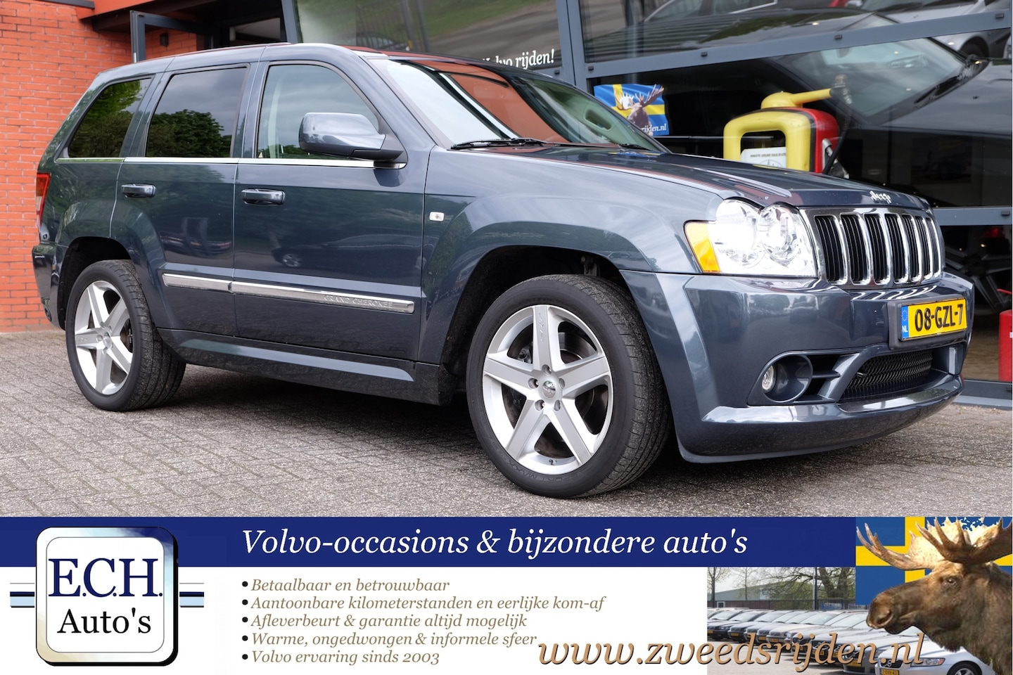 Jeep Grand Cherokee - 6.1 V8 Hemi SRT-8 425 pk LPG-G3, Multimedia Systeem, Youngtimer - AutoWereld.nl