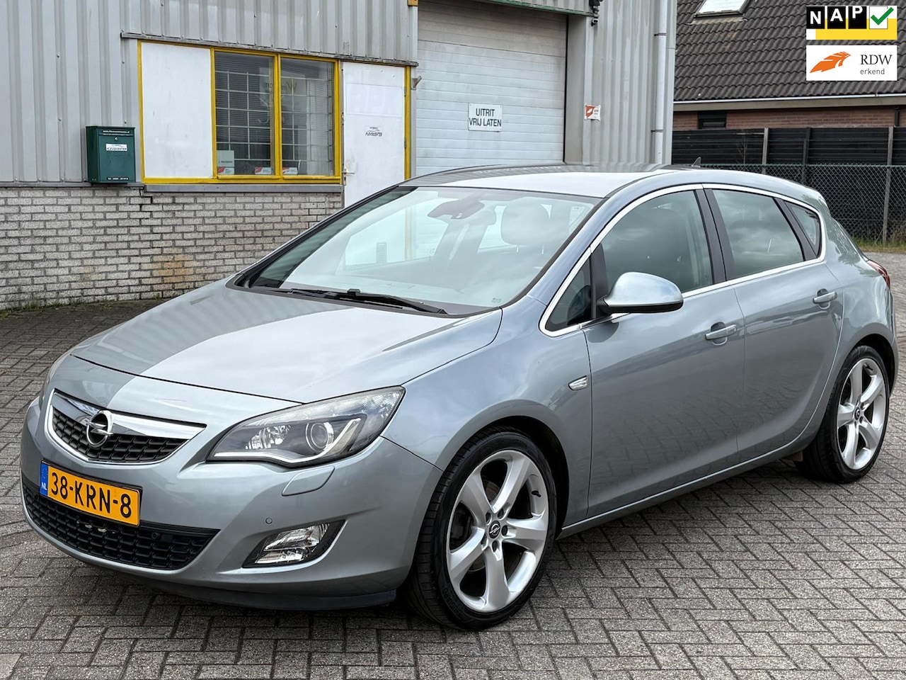 Opel Astra - 1.6 TURBO 180 PK 6 BAK Bj 2010 Sport 2e Eig Weinig Km,s Ecc Airco Navi Cruise Pdc Leder Xe - AutoWereld.nl