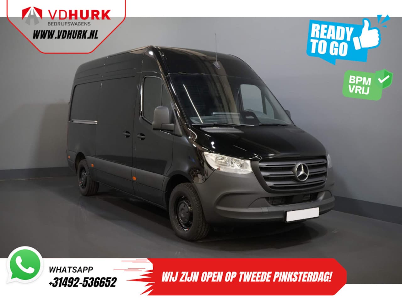Mercedes-Benz Sprinter - 317 CDI Aut. L2H2 BPM VRIJ/ 3.5t Trekverm./ Betimmerd/ Camera/ Cruise/Trekhaak/ Opstap/ Ge - AutoWereld.nl