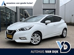 Nissan Micra - 1.0 IG-T N-Connecta | NL Auto/2e Eig./Navi/Camera/Cruise/16'/PDC achter/Privacy Glass/Appl