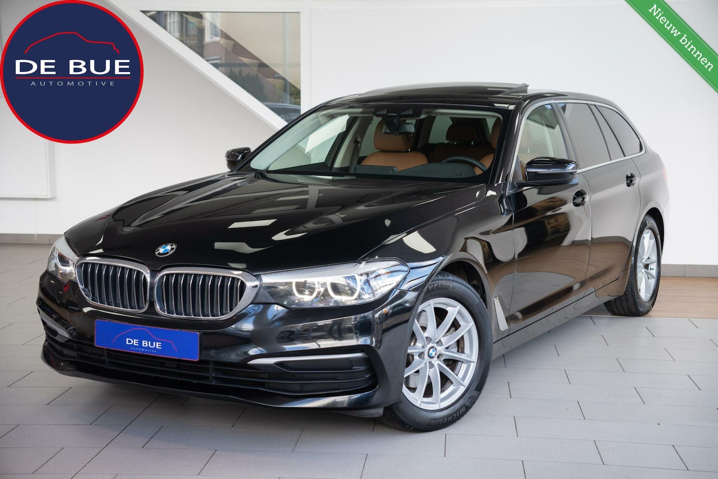 BMW 5-serie Touring - 520d 190PK G31 High Executive M-Sport 2e Eig Aut.8 EU6 Panorama Leder Camera LED Dealer On - AutoWereld.nl