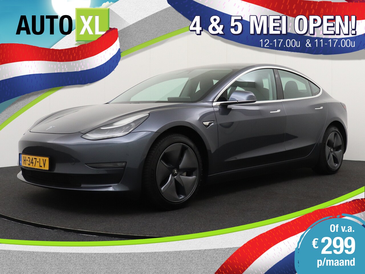 Tesla Model 3 - Long Range RWD Long Range AWD 75 kWh Autopilot Pano Dodehoek Stoelverw. V+A - AutoWereld.nl