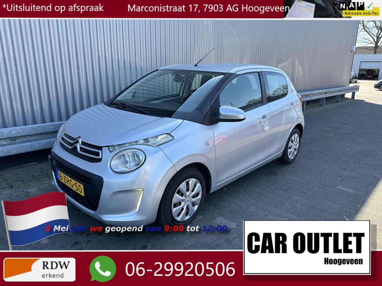 Citroën C1 - 1.0 e-VTi Feel LED, Airco, Cruise Nw APK --Inruil Mogelijk-- - AutoWereld.nl