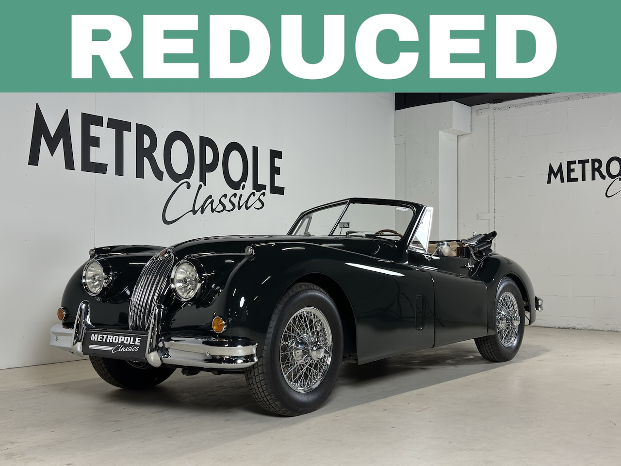 Jaguar XK - XK140 3,4 Litre DHC OLD PRICE: € 125.000,- M0815 - AutoWereld.nl