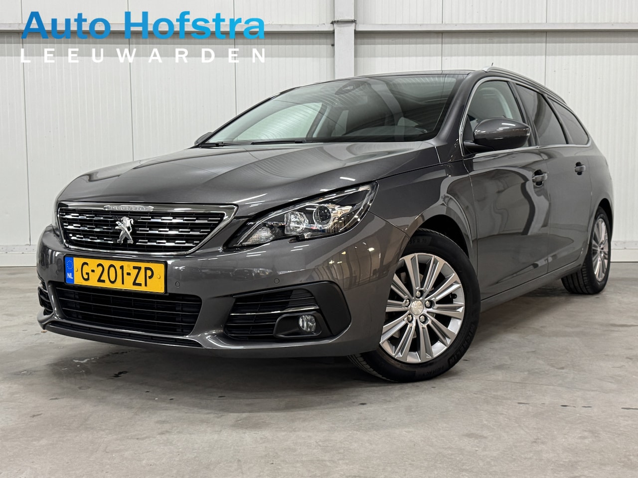 Peugeot 308 SW - 1.2i 131 PK PureTech Blue Lease Premium 1/2-LEER PANO CAMERA PDC CHROOM LMV - AutoWereld.nl