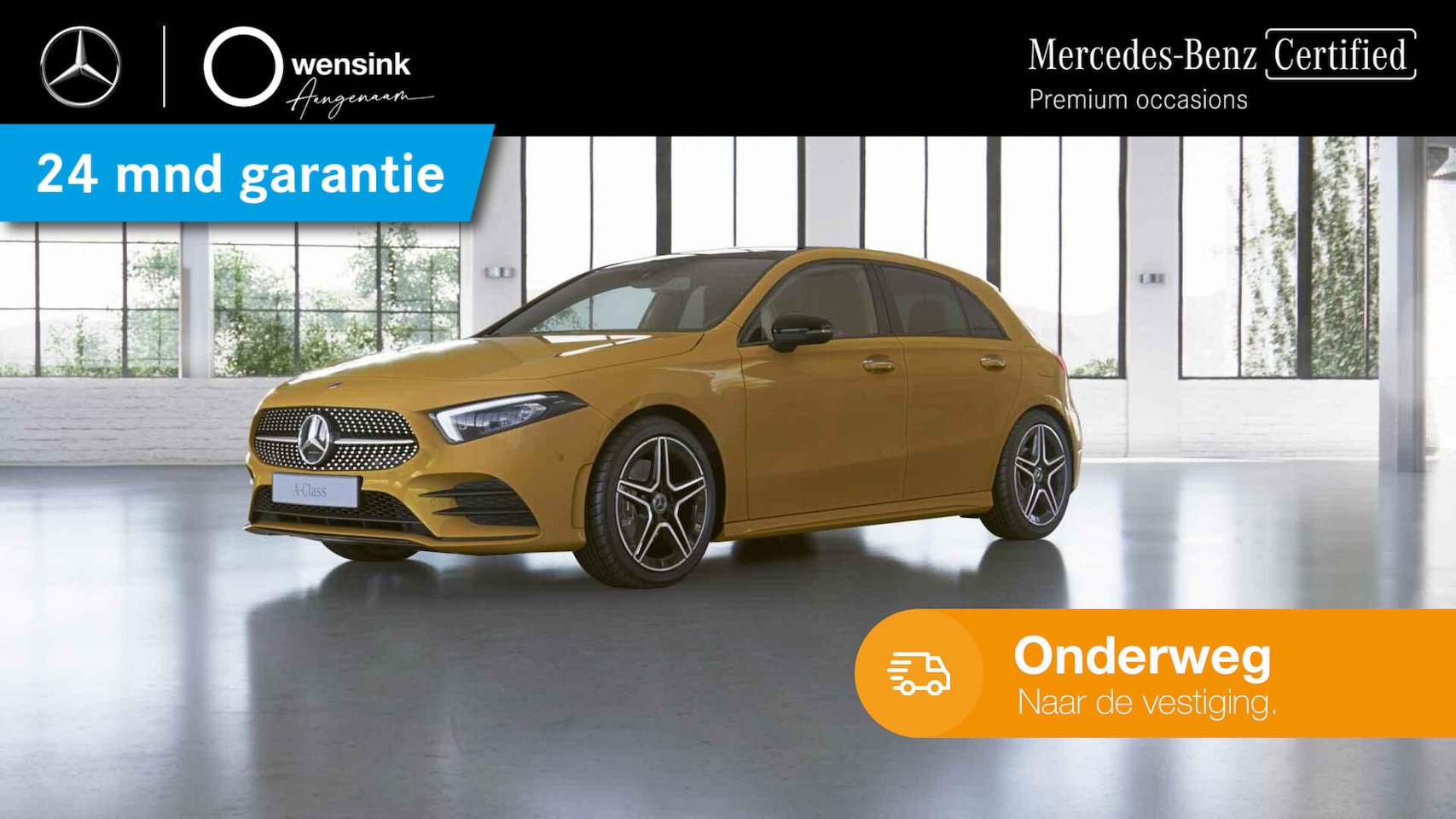 Mercedes-Benz A-klasse - 180 Business Solution AMG | Night | Multibeam | Panoramadak | Widescreen | Sfeerverlichtin - AutoWereld.nl