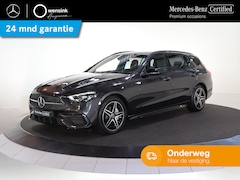 Mercedes-Benz C-klasse Estate - 300 e AMG Line Night | Grafietgrijs/leder zwart | Dodehoekassistent | Panoramaschuifdak |