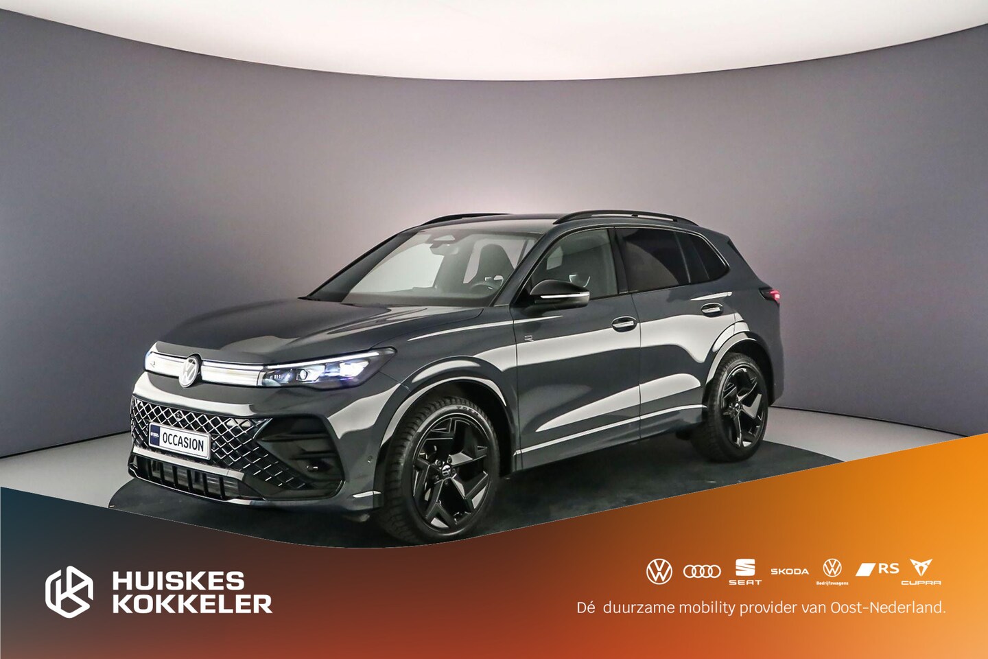 Volkswagen Tiguan - R-Line Edition 1.5 eTSI 150pk DSG Automaat Black Style, Adaptive cruise control, Elektrisc - AutoWereld.nl