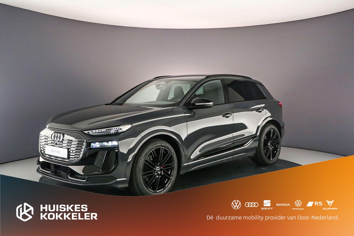 Audi Q6 e-tron - S edition performance 100 kWh | Black Edition | 21 inch zwart | Luchtvering | Rode remzade - AutoWereld.nl