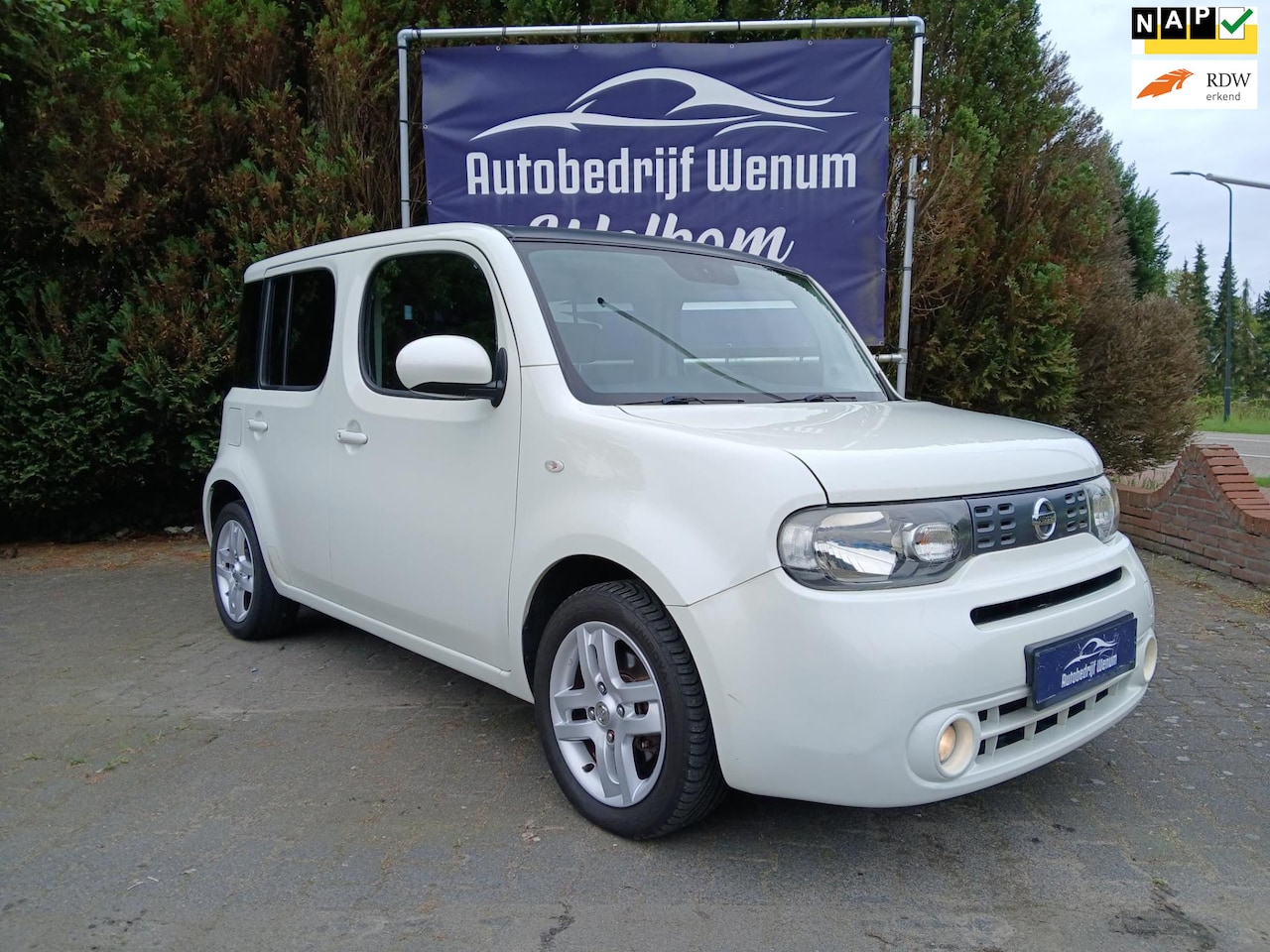 Nissan Cube - 1.6 Panoramadak, Navi, Cruise & Climate control, LM velgen, enz. - AutoWereld.nl