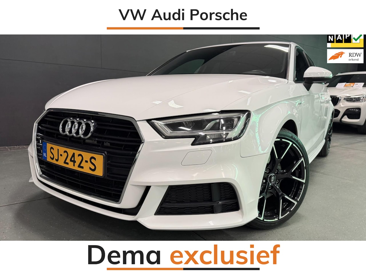 Audi A3 Sportback - 1.0 TFSI Sport S Line Edition NAVI/LED/ECC/PDC/CRUISE/// - AutoWereld.nl